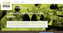 Desktop Screenshot of codegeneration.net