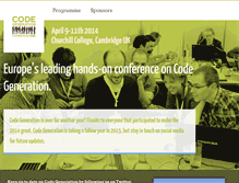 Tablet Screenshot of codegeneration.net